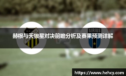 球盟会赫根与天狼星对决前瞻分析及赛果预测详解